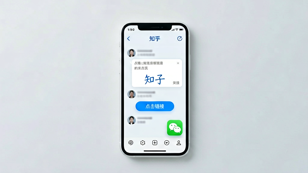 知乎私信引导点击链接